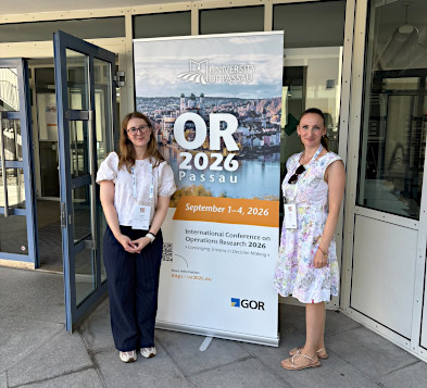 Photo of our researchers at OR 2026 in Passau